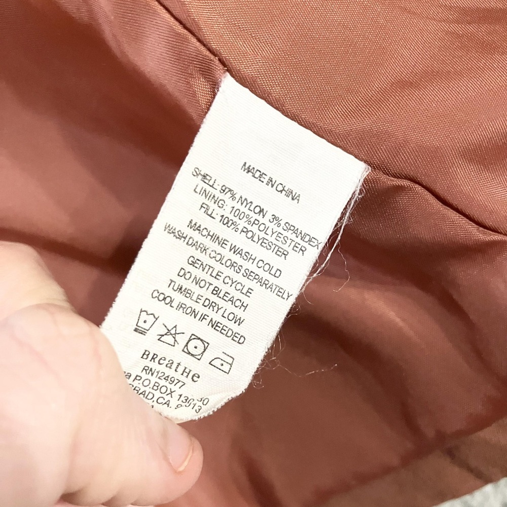 prAna Jacket Womens XL Brown Rust Nylon Stretch Utility Pockets‎ Travel Lined - Picture 4 of 9